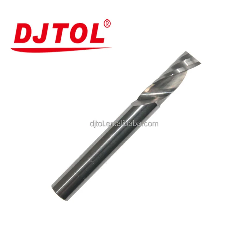 

DJTOL CNC Machine Cutting Wood Milling CUTTER CNC One Flute Spiral Bits for Acrylic