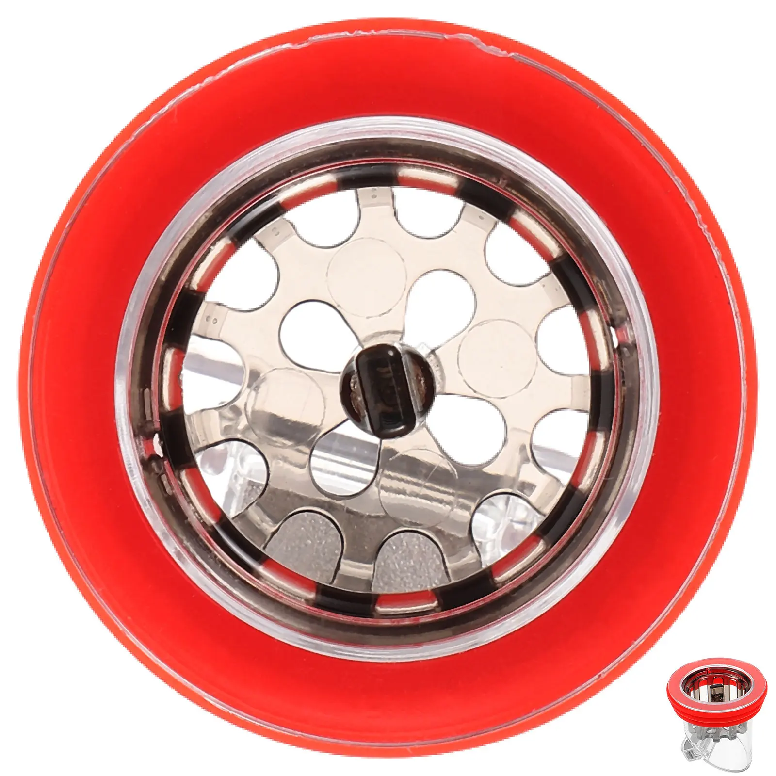 Heavy Duty Acrylic Floor Drain Core for Shower Drain Systems Odor Proof Seal Backflow Prevention Easy Installation Wide