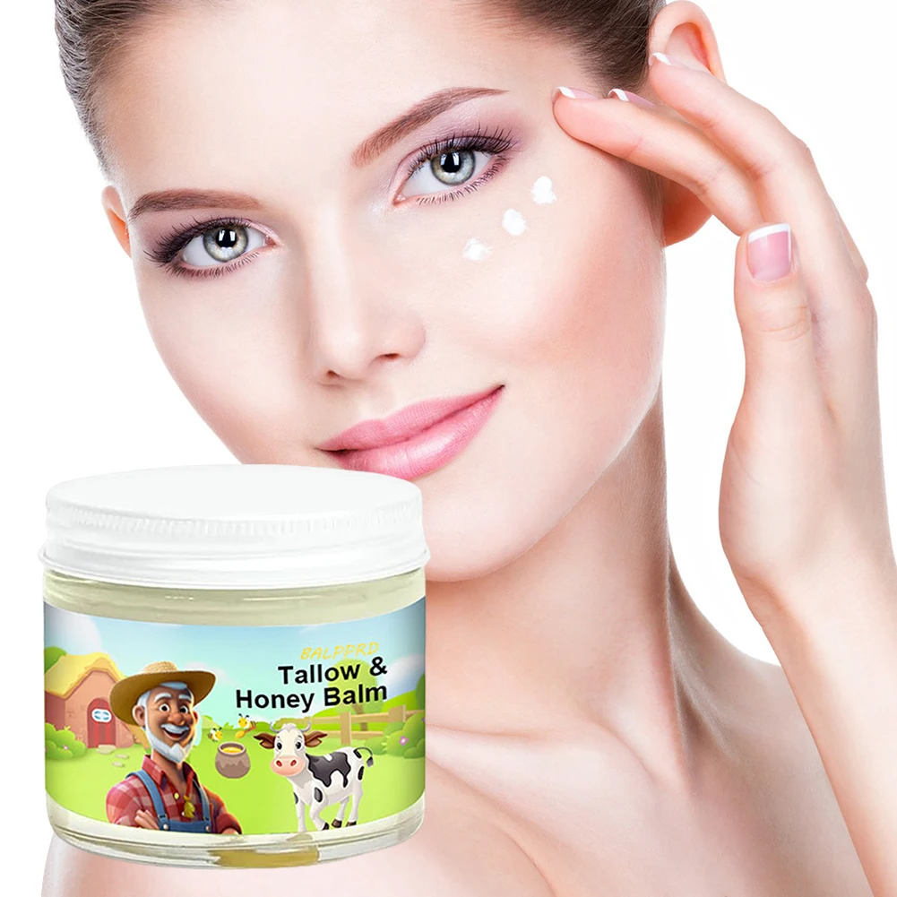 60ml Tallow Face Moisturizer All Purpose Natural Skin Care Cream Natural Formulas Hydrated Skin For Body Face