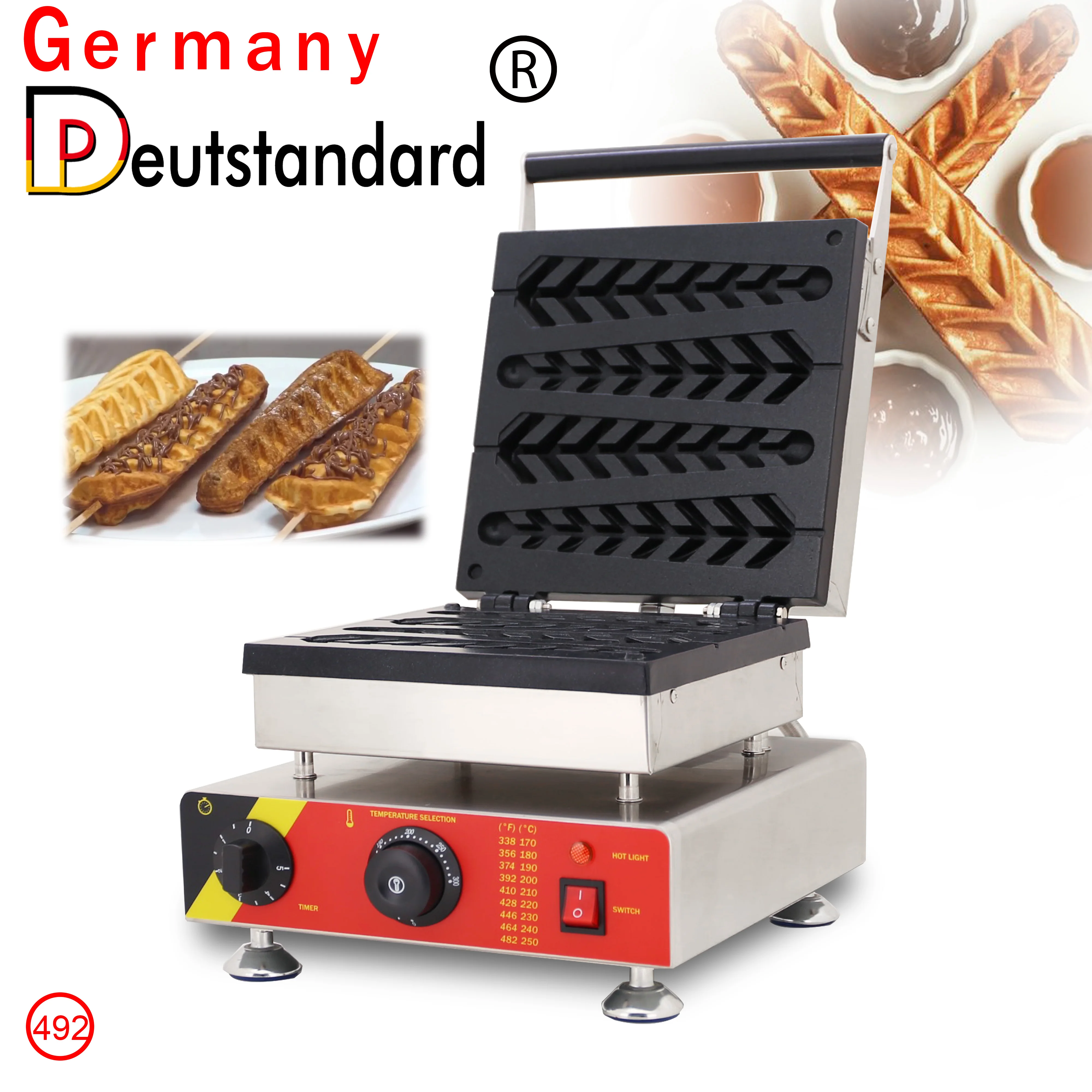 

CE Approved European Market Lolly Wafle Machine Waffle Maker