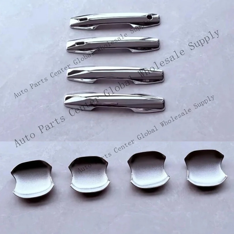 L+ chrome abs Door Handle Protector Cover Trim 8pcs For Toyota RAV4-2026