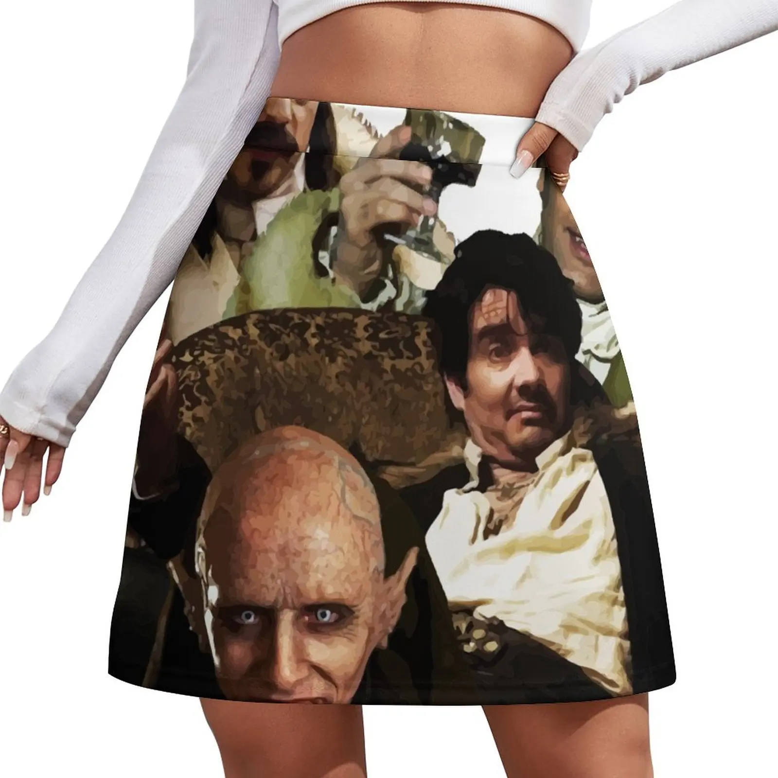 

THE FLAT-GANG - Vampires Mini Skirt Female clothing School skirt skirt sets night club outfit
