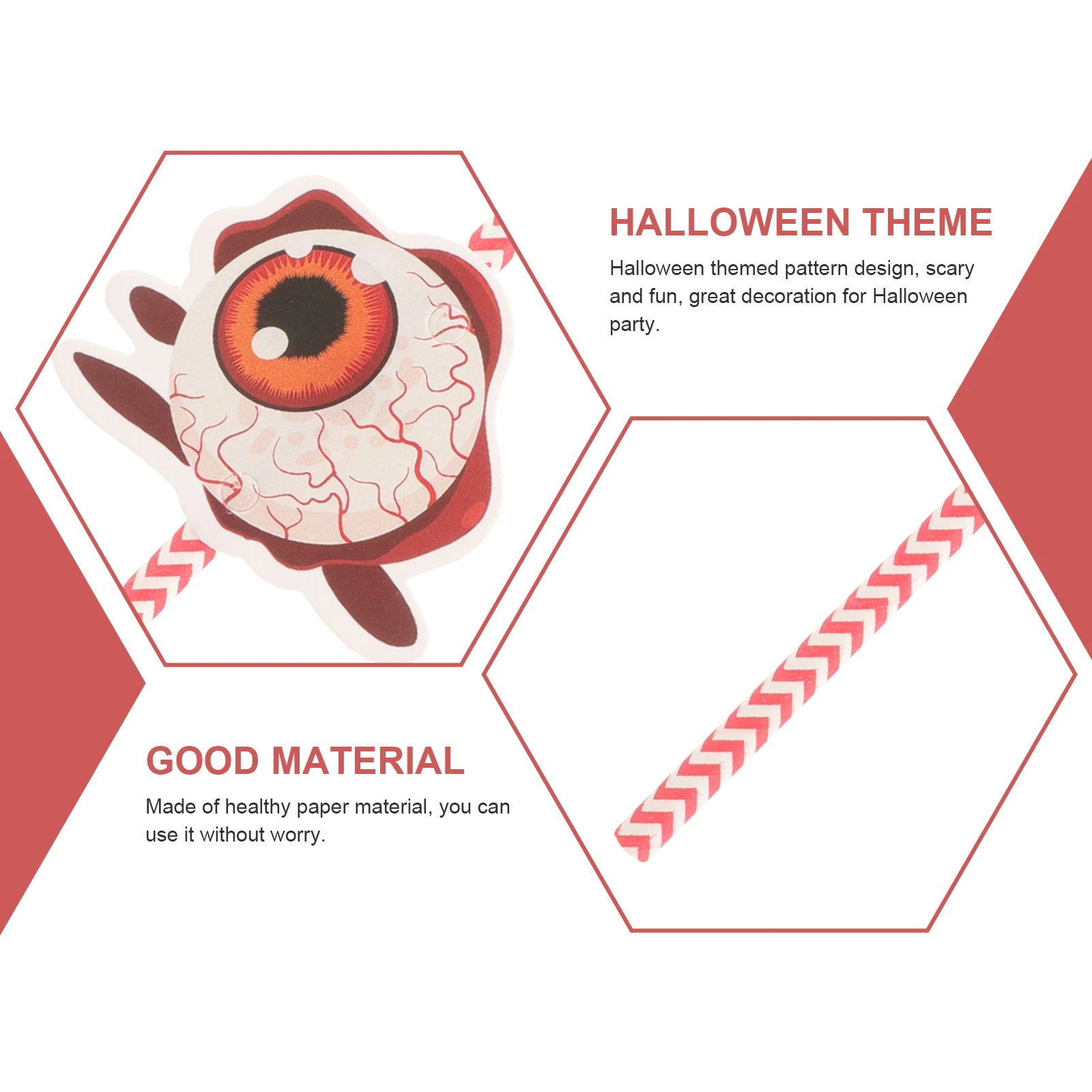 

24Pcs Halloween Party Straw Spider Paper Drinking Straws for Juice Beverage Cocktail Decor Festive Supplies Straws