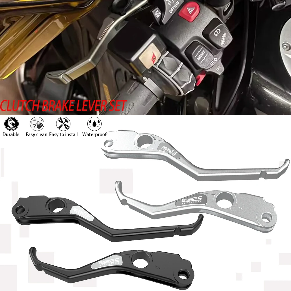 

R1250GS ADVENTURE Motorcycle Two Fingers Shorty Stunt Clutch Brake Levers For BMW R 1250 R1250 GS Adv 2018-2020 2021 2022 2023