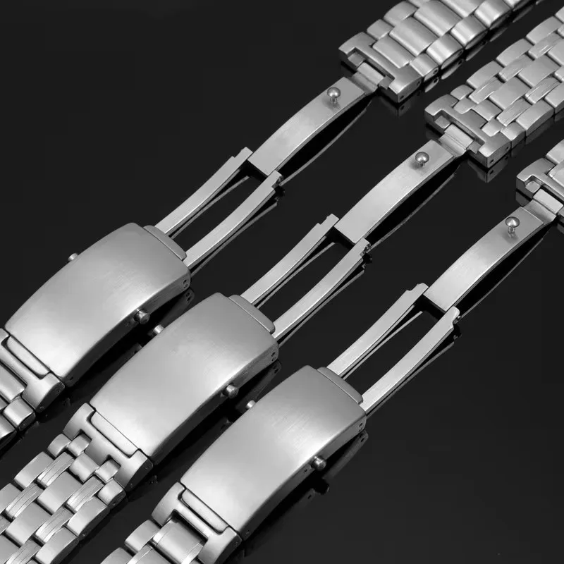 Watchbands Bracelet For Omega Planet Ocean 007 Seamaster 600 Metal Strap Watch Men Stainless Steel Watch Band Chain 18mm 20mm