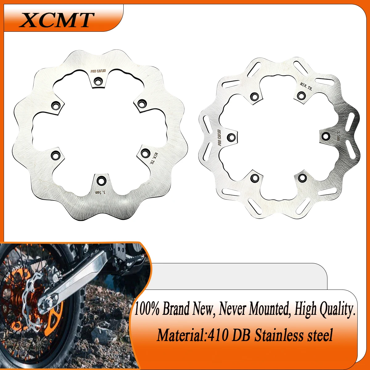 

Комплект задних тормозных дисковых роторов для мотоцикла KTM XC XCF XCW SX SXF EXC EXCF TPI, шесть дней, Husqvarna 125 250 300 350 450-1994