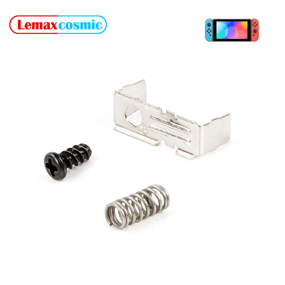 Handle Slideway Screw Spring Bracket Rail Track Slider Flex Cable Fix Part For Nintendo Switch OLED Joy-con joycon Joystick NS