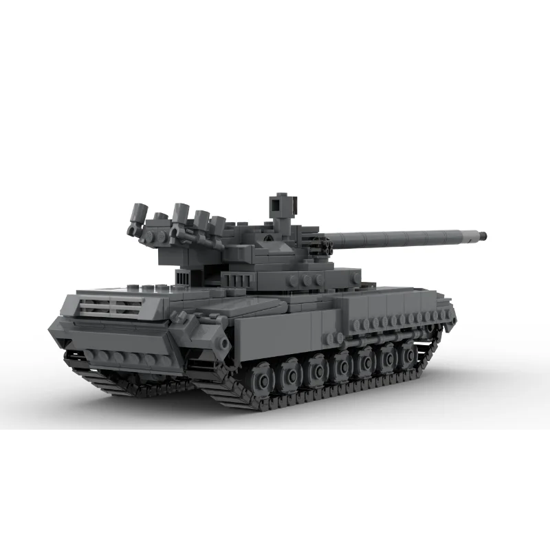525PCS MOC Military Serie 490A Engineering Bontar Tank Modell Montage Bausteine Spielzeug kinder Geburtstag Geschenk