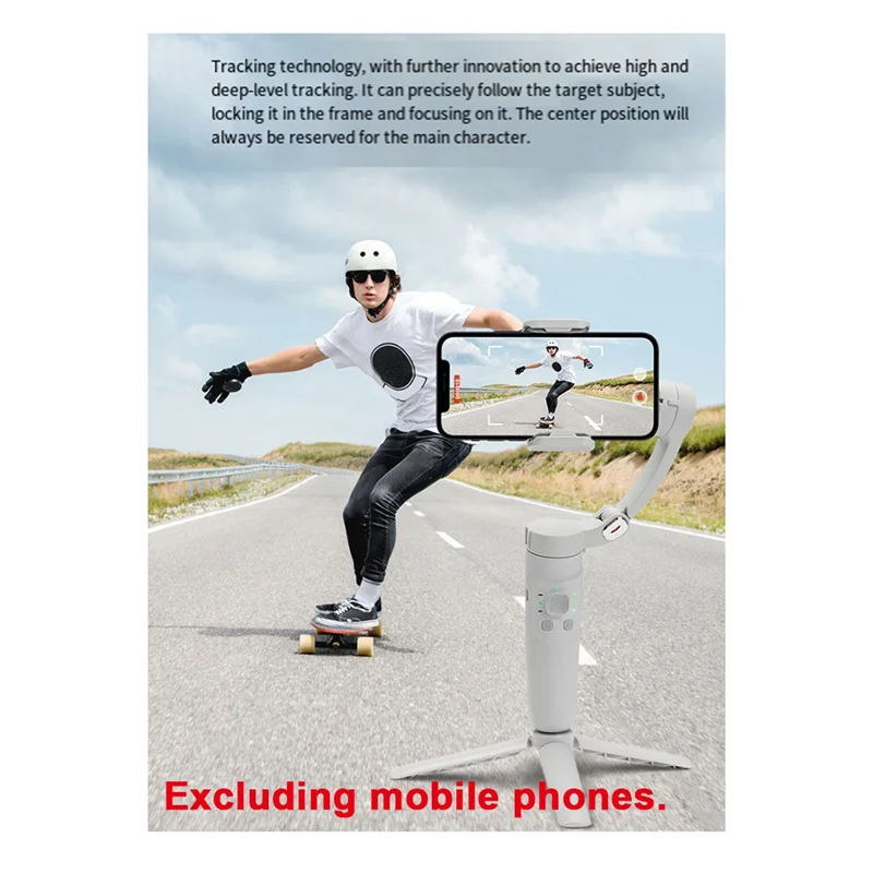 

【Электронные аксессуары】 Ручной стабилизатор M1 Gimbal 3-осевой встряхивающий видеозапись Смартфон для мобильного телефона Держатель палки для селфи