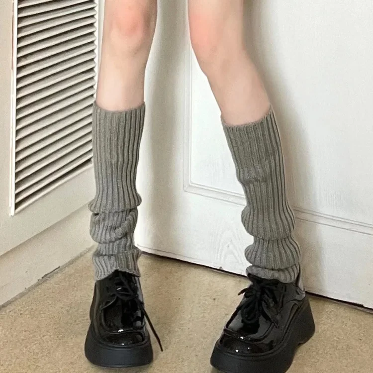 1 Pairs الحرارية متماسكة جورب الأحذية للنساء المدرسة اليابانية أزياء منتصف طاقم الجوارب مع جوارب السيقان نمط الراحة #5