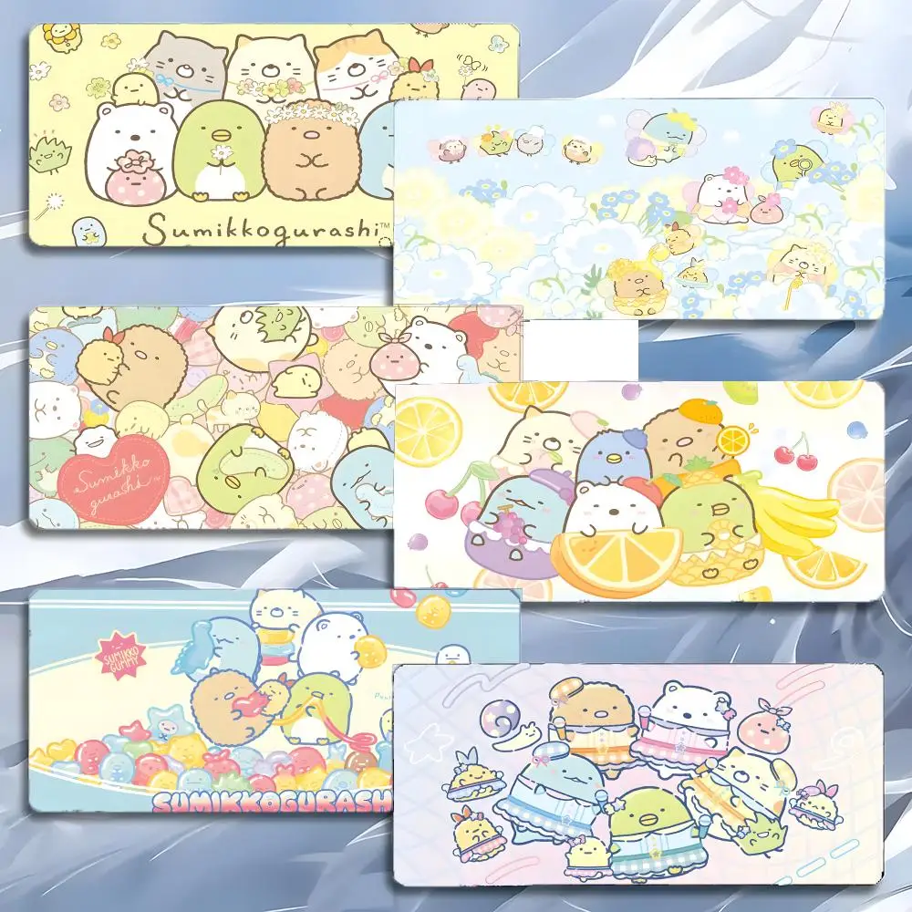 cute miniature doll S-Sumikko Gurashi Mouse Pad Mousepad Large Gaming LockEdge Thickened PC Table Desk Mat