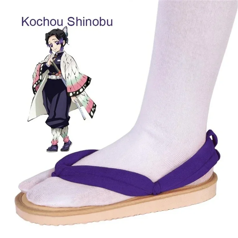 Anime Demon Slayer scarpe Cosplay Kimetsu No Yaiba Kamado Tanjirou zoccoli sandali Kamado Nezuko Geta Agatsuma Zenitsu infradito