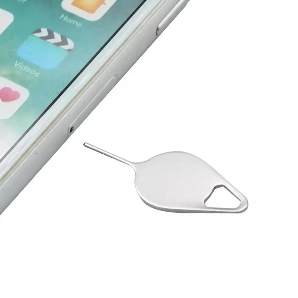 10PCS Sim Card Tray Removal Eject Pin Key Tool for iPhone iPad Universal Cell Phone Sim Cards Tray Pin Accessories