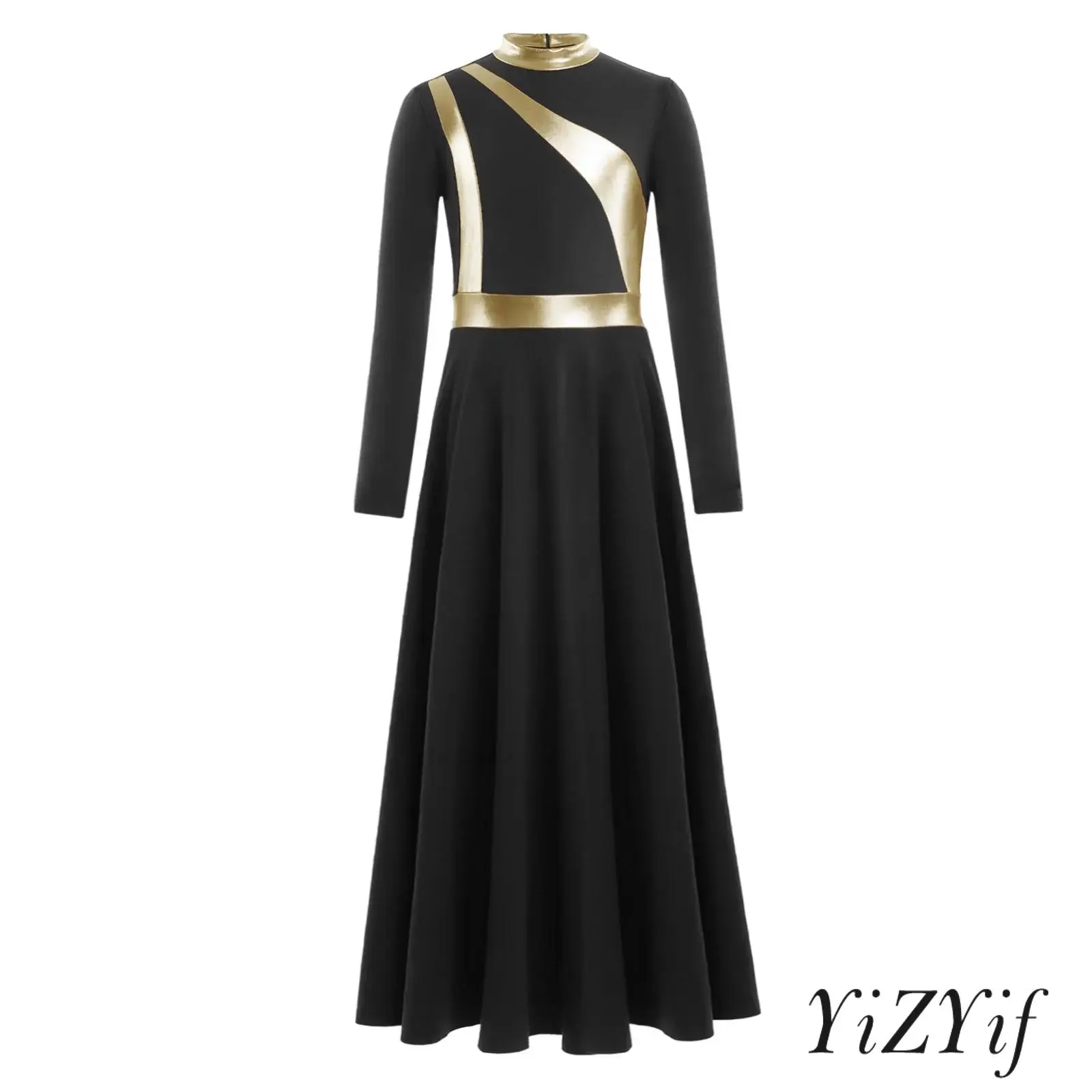 

Worship Praise Dress for Kids Girls Lyrical Liturgical Dance clothes Children Church Choir Costume Ballroom Dancing Dancewear