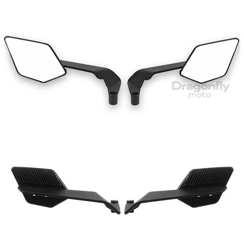 

For Kawasaki Z900 Z1000 Z800 Z750 Z650 Z300 Z250 Z125 Motorcycle Wing Mirrors Rearview Rotating NEW Rearview Side Mirror