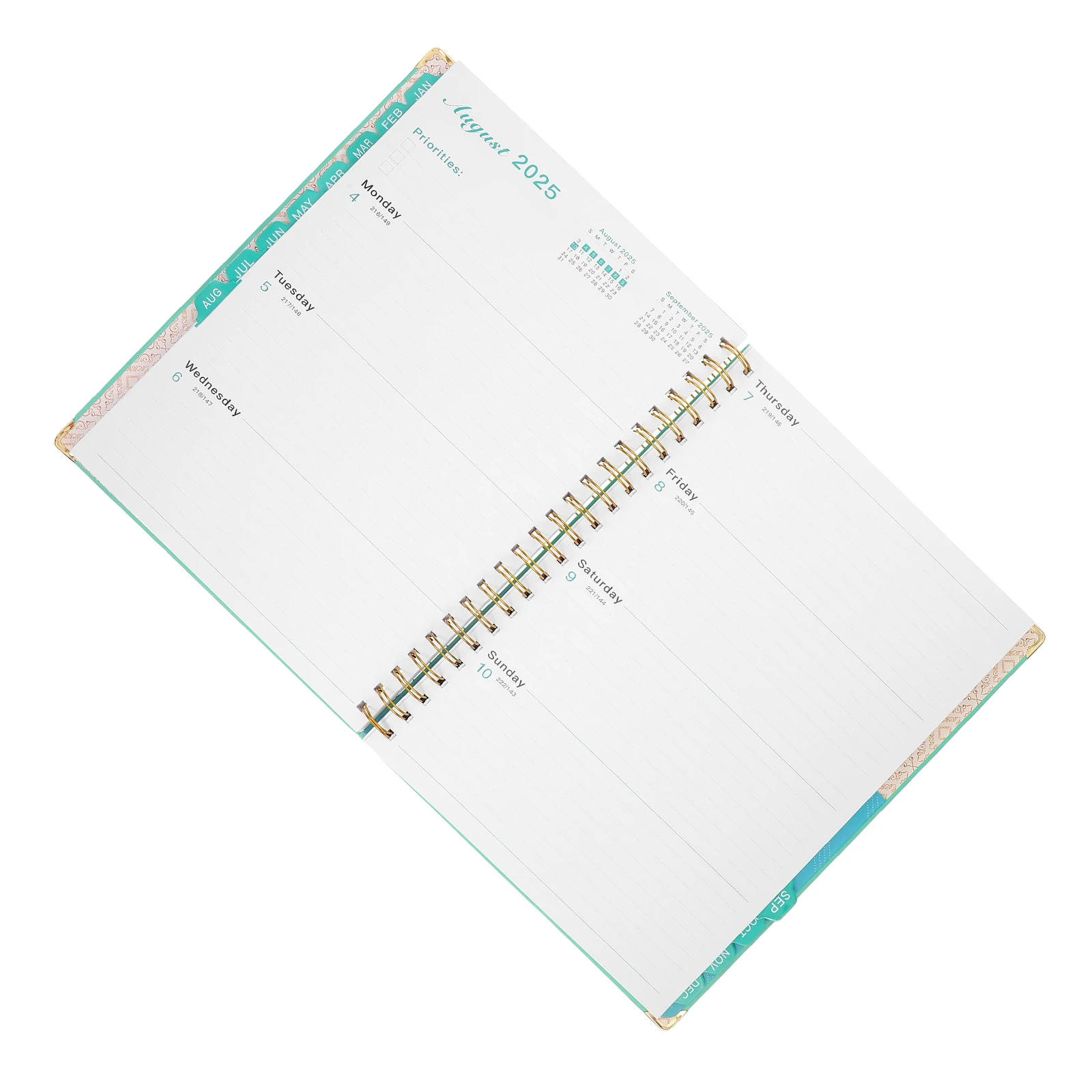 

Double Coil Notepad Clipboard Planning Book Lightweight Paper Material Smooth Writing Practical File ganizer Folder