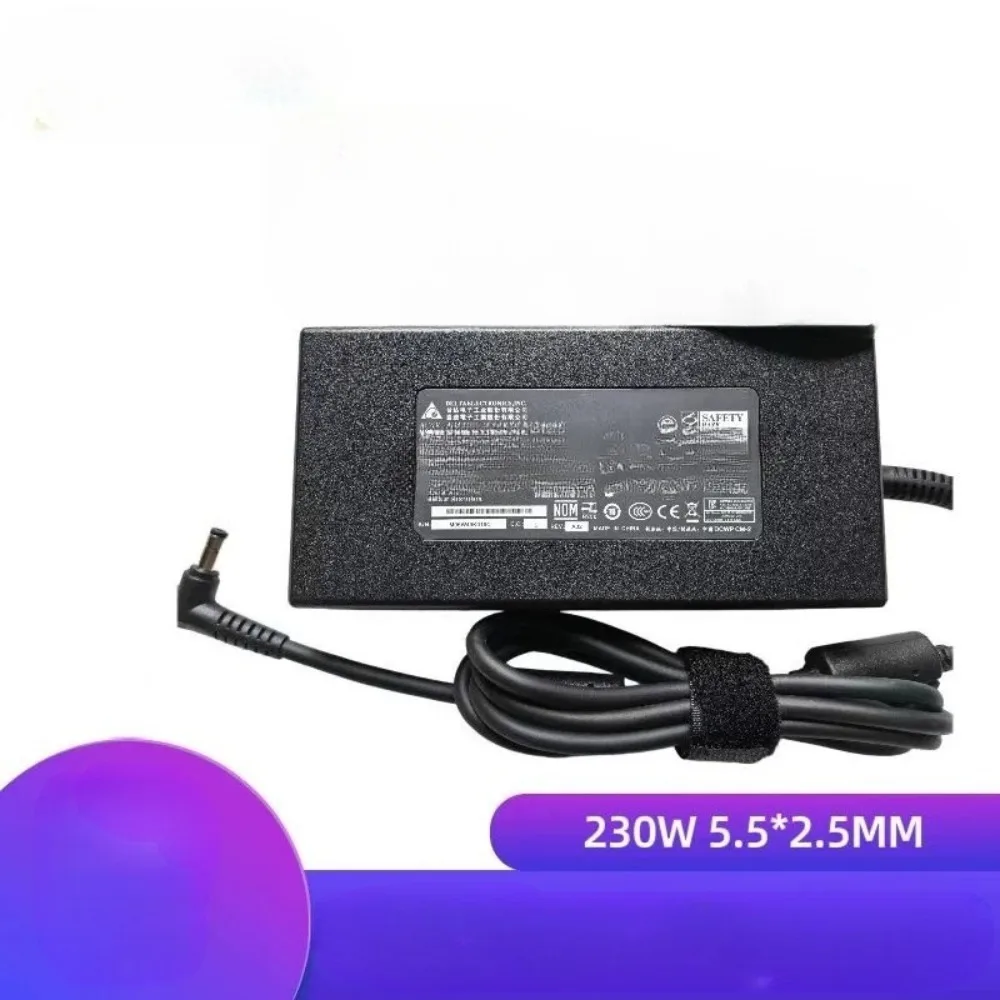 

For Chicony 19.5V 11.8A 230W 5.5x2.5 A12-230P1A A17-230P1A A230A012L AC Adapter For MSI GS75 GS65 STEALTH 8SG P65 Laptop STEALTH