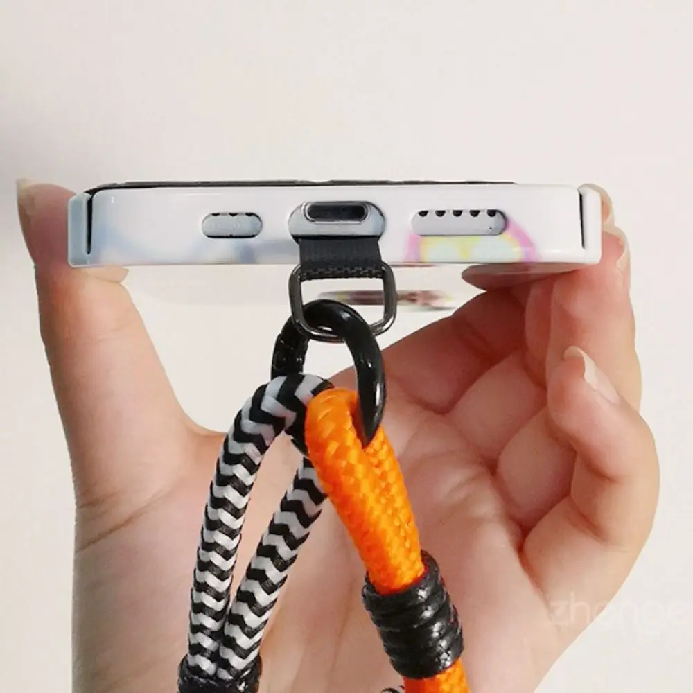 Universal Nylon Mobile Phone Lanyard Phone Accessories Keychain Phone Wrist Straps Simple Phone Case Strap