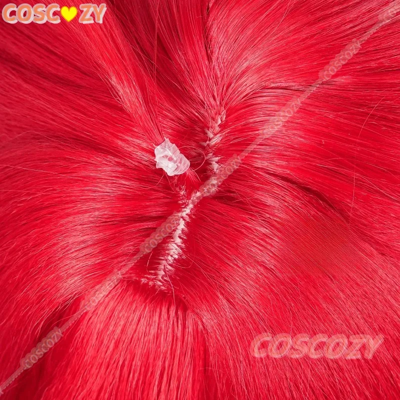 Ukinami Yuzuha Cosplay perruque jeu Zenless Zone zéro rouge Double tresse cheveux longs Spook Shack Halloween fête femmes filles carnaval
