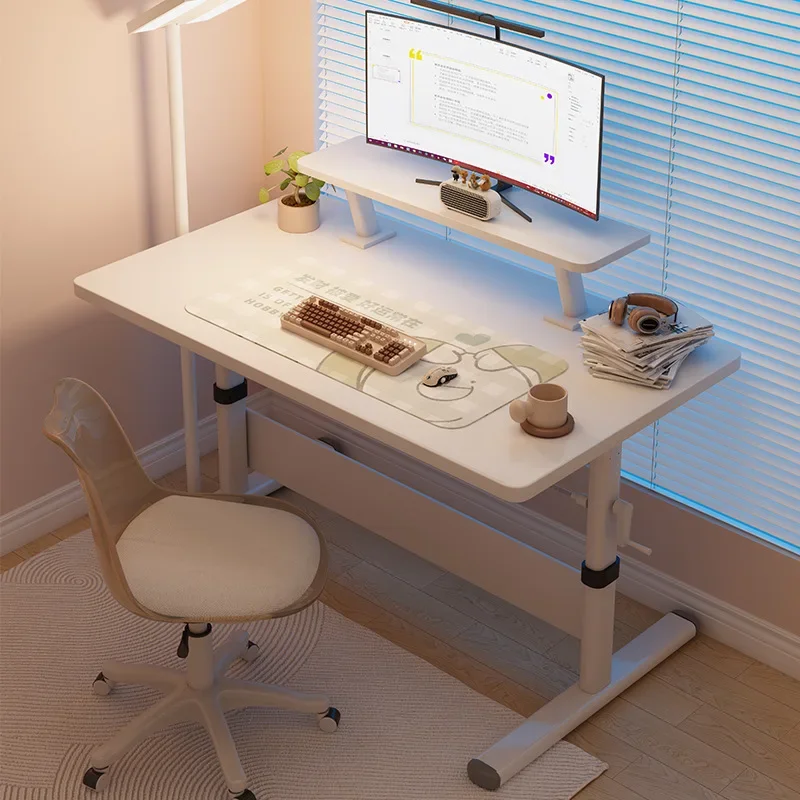 

Устойчивый компьютерный стол, письменный стол для спальни, подъемный, для дома, гостиной, детской комнаты, для учебы