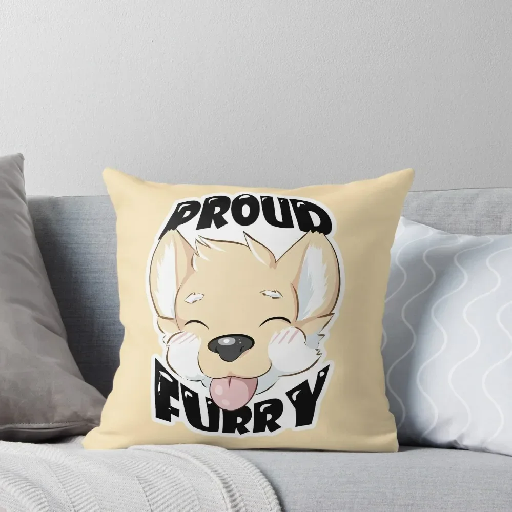 

Proud Furry Throw Pillow pillowcases for sofa cushions sleeping pillows Christmas Cushion For Home pillow