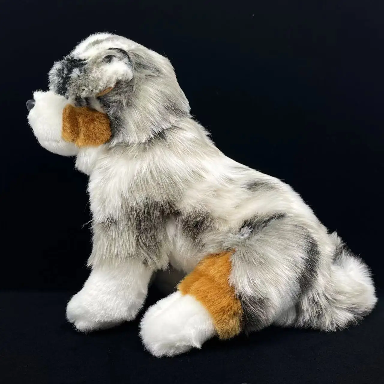 Simulatie Puppy Dingoes Doberman Bernese Berg Plushie Pop Zacht Gevuld Real Life Pluizig Dier Hond Knuffel Voor Kinderen Cadeau