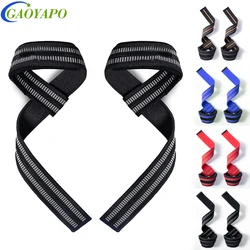 1Pair Lifting Wrist Straps for Weightlifting -  Power Cotton Wrist Wraps to Lift Heavier with a Silicone Grip - Deadlift Straps