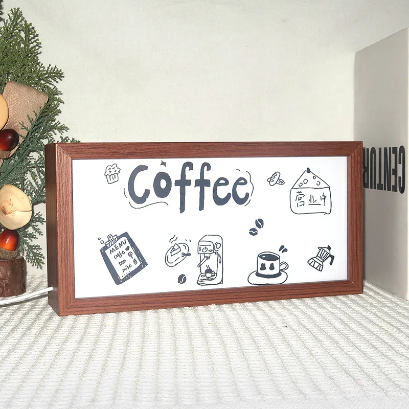 デスクトップオーナメント発光フォトフレームLED雰囲気ナイトライト装飾