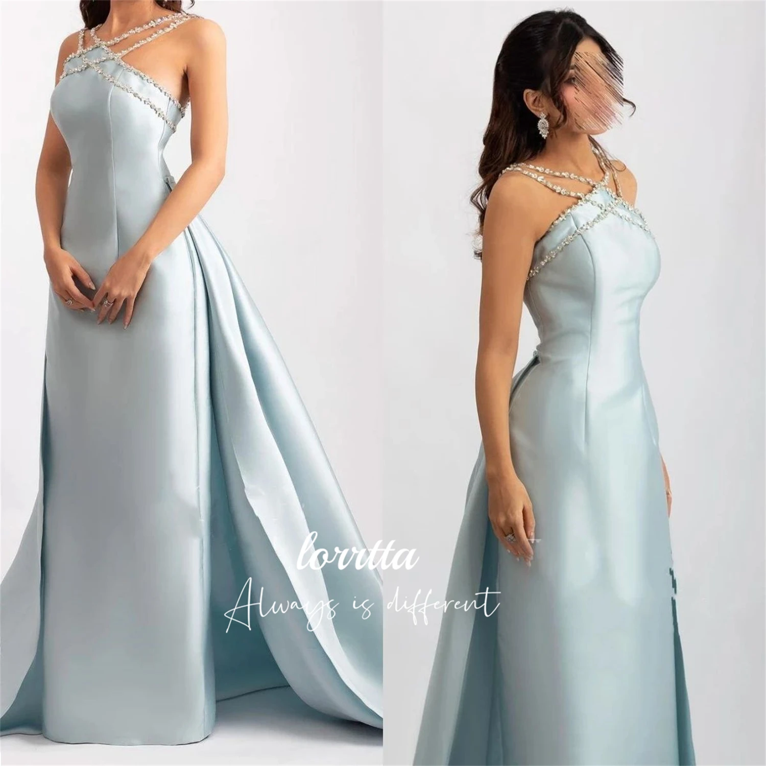 

Lorrtta Satin Evening Dress Grace Elegant Party Dresses Woman Prom Wedding Customized Graduation 2024 Womens فساتين سهرة