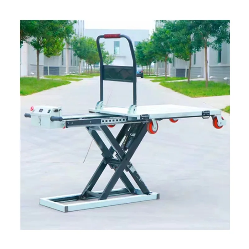 

[Best-Selling] 300kg Self Loading Electric Hydraulic Lift Scissor Lift Platform For Trailer Transport Use