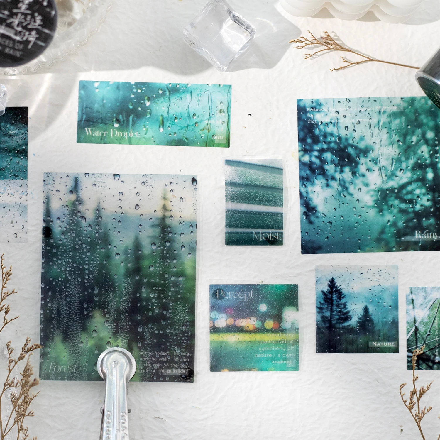 200cm/Roll，INS Landscaping Masking Washi Tape，DIY Scrapbooking Label Sticker，Collage Junk Journal，Aesthetic Stationery Stickers