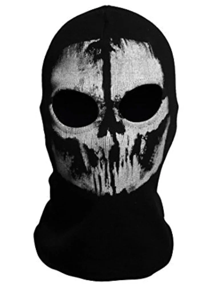 ハロウィン新作マスク ブラックマスク バラクラバ ビーニー 帽子 メンズ ゴースト スカル フルフェイス 暖かいマスク フード ビーニー グロロス オンブレ キャスケット