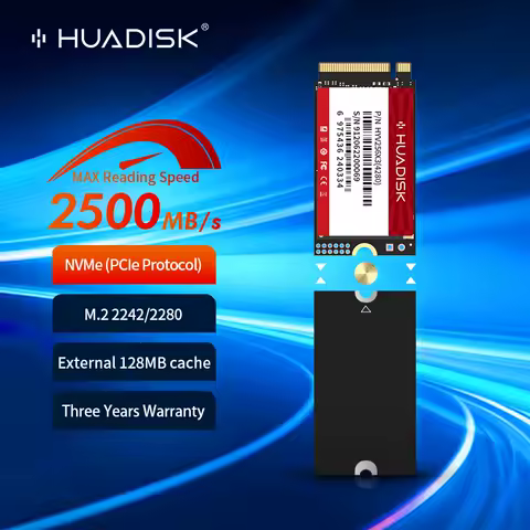 HUADISK M2 NVMe SSD 512GB 256GB 128GB Solid Disk SSD M.2 PCIe3.0X4 Internal Solid State Drive SSD 2242 to 2280 Disk For PC Lapto