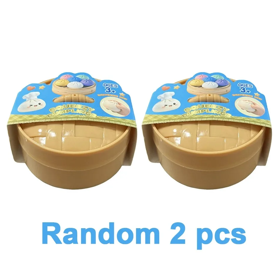 HOT Realistisches Riesen-Knödel-Quetschspielzeug mit Bambus-Dampfgarer, weicher TPR-Teigball, Entspannungs-Fidget-Spielzeug, kreatives lustiges Geschenk