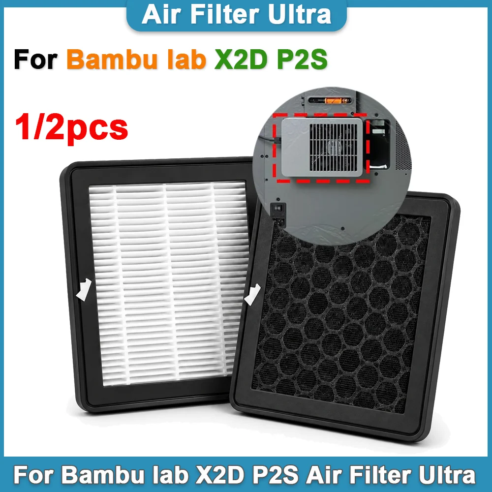 �y�Z�[�����zBambu Lab X2D �p P2S �G�A�t�B���^�[�AP2S �O���r�C�t�@�� HEPA 13+�������t�B���^�[�ABambulab P2S �A�b�v�O���[�h�A�N�Z�T���[ P2S X2D �t�B���^�[
