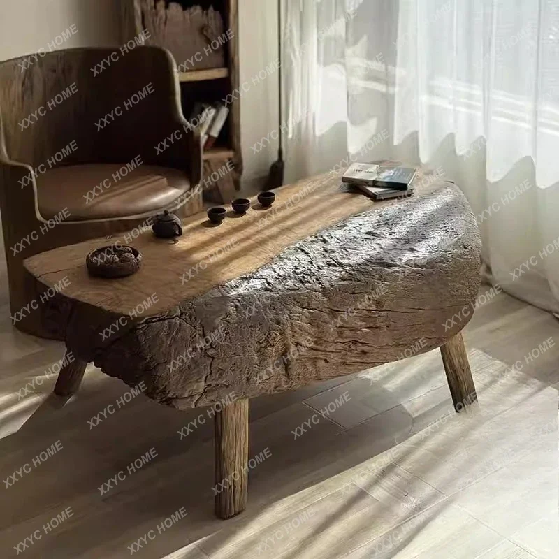 

Деревянный журнальный столик для сада и двора TT Household Villa, мебель для гостиниц и частных домов, мягкий декор
