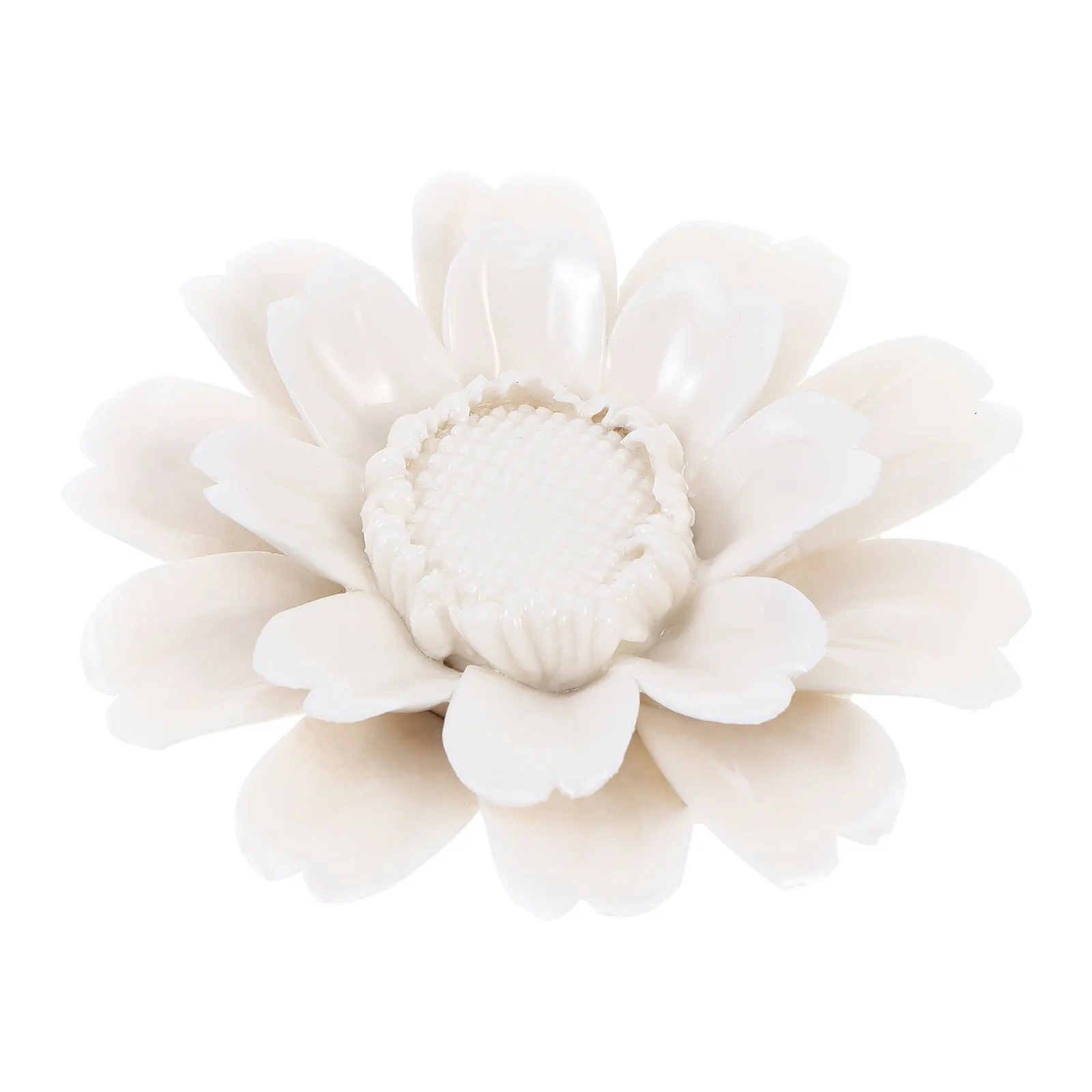 

Sunflower Bright Color Ceramic Wall Hanging Ornament Decorative Wall Art for Home Office Living Room Bedroom Garden Decor