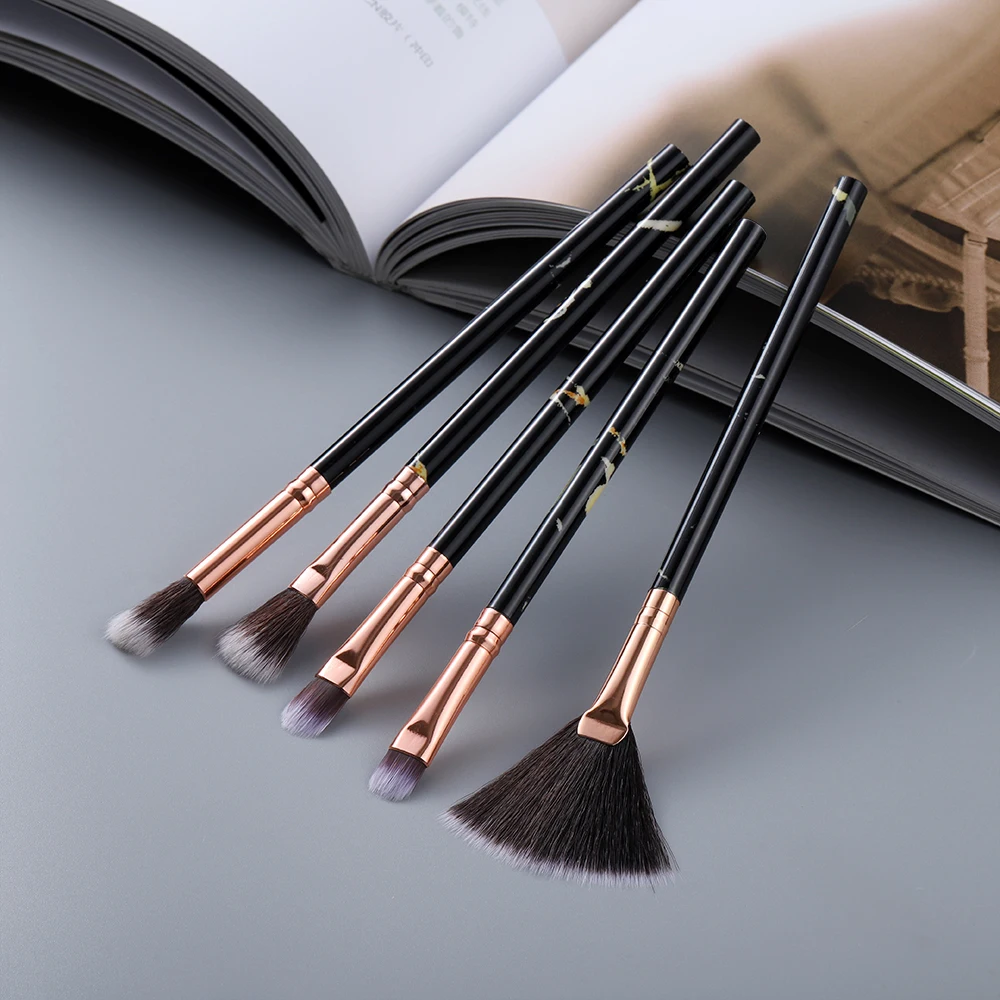 KOSMETYKI 5-15Pcs Makeup Brushes Tool Set Cosmetic Powder Eye Shadow Foundation Blush Blending Beauty Make Up Brush Maquiagem