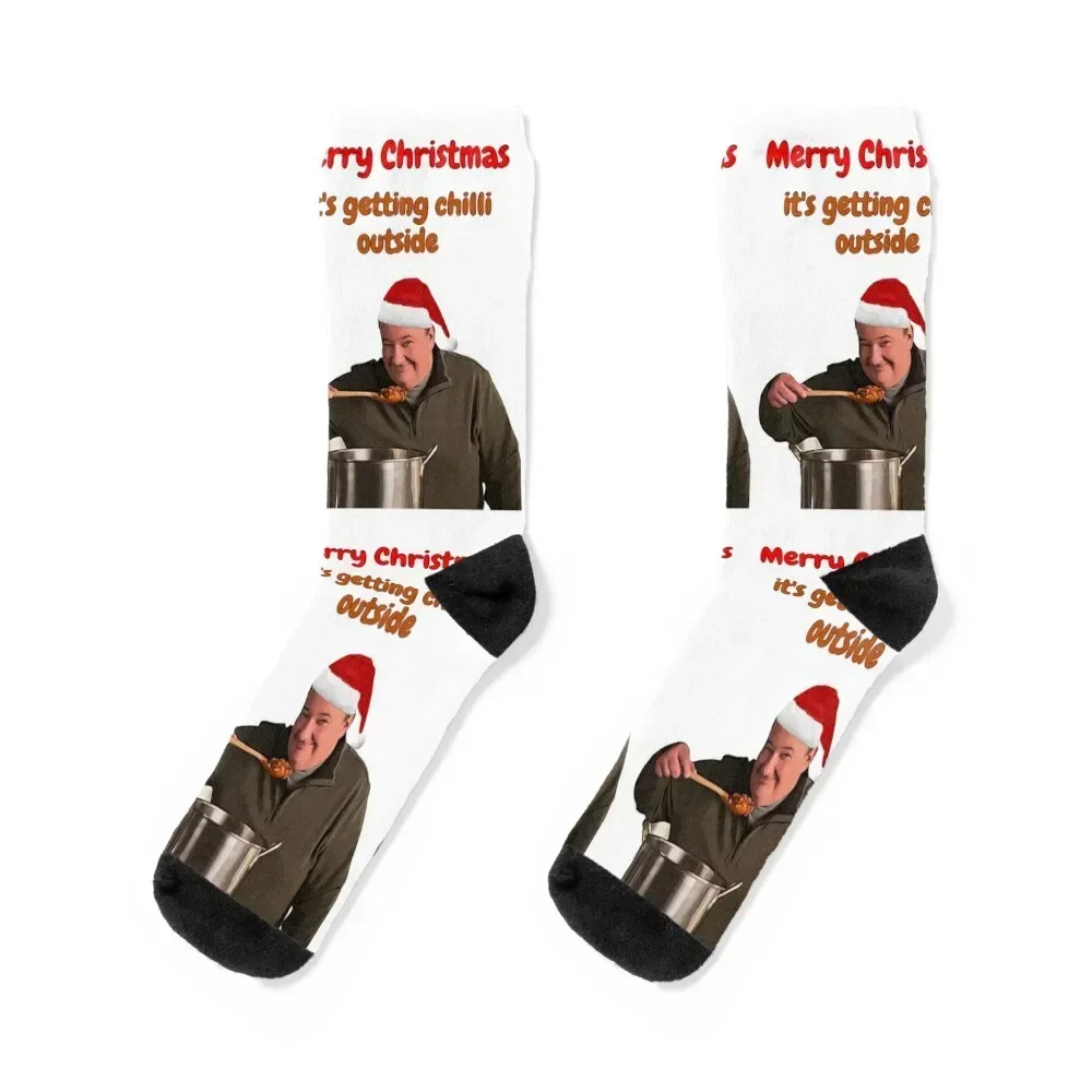

The Office Christmas, Kevins famous chilli card and gifts, Willow Days Socks loose winter gifts Socks Women's Men's