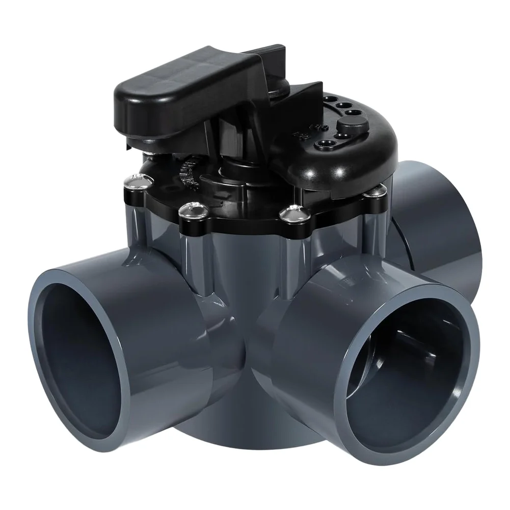 

1 Pcs 263028 3 Way Diverter Valve 2" PVC Pool Valve For Pentair Swimming Pool Systems Swimming Pool Accessories