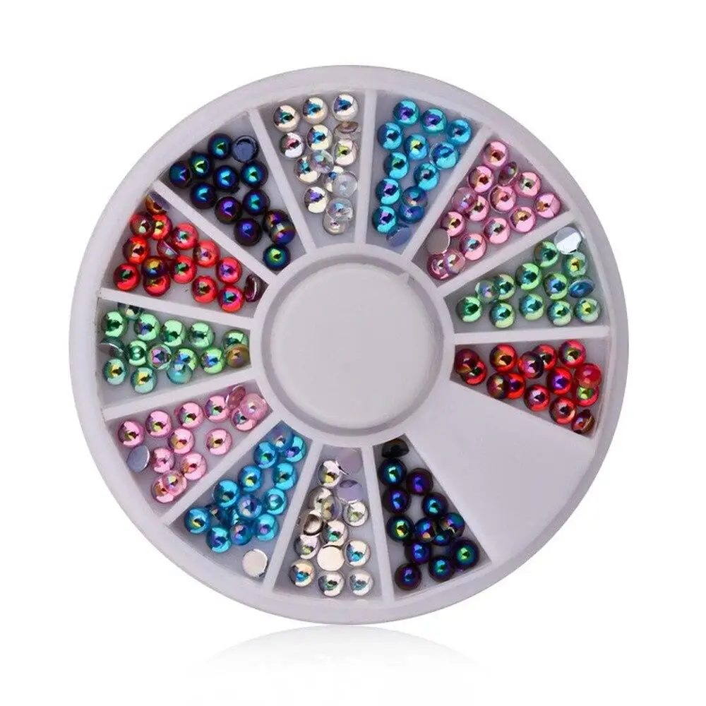 Mixed Color Chameleon Nail Rhinestone Glitter Small Irregular Beads for Nail Art 3D Decoration Stone in Wheel DIY Tips view 5
