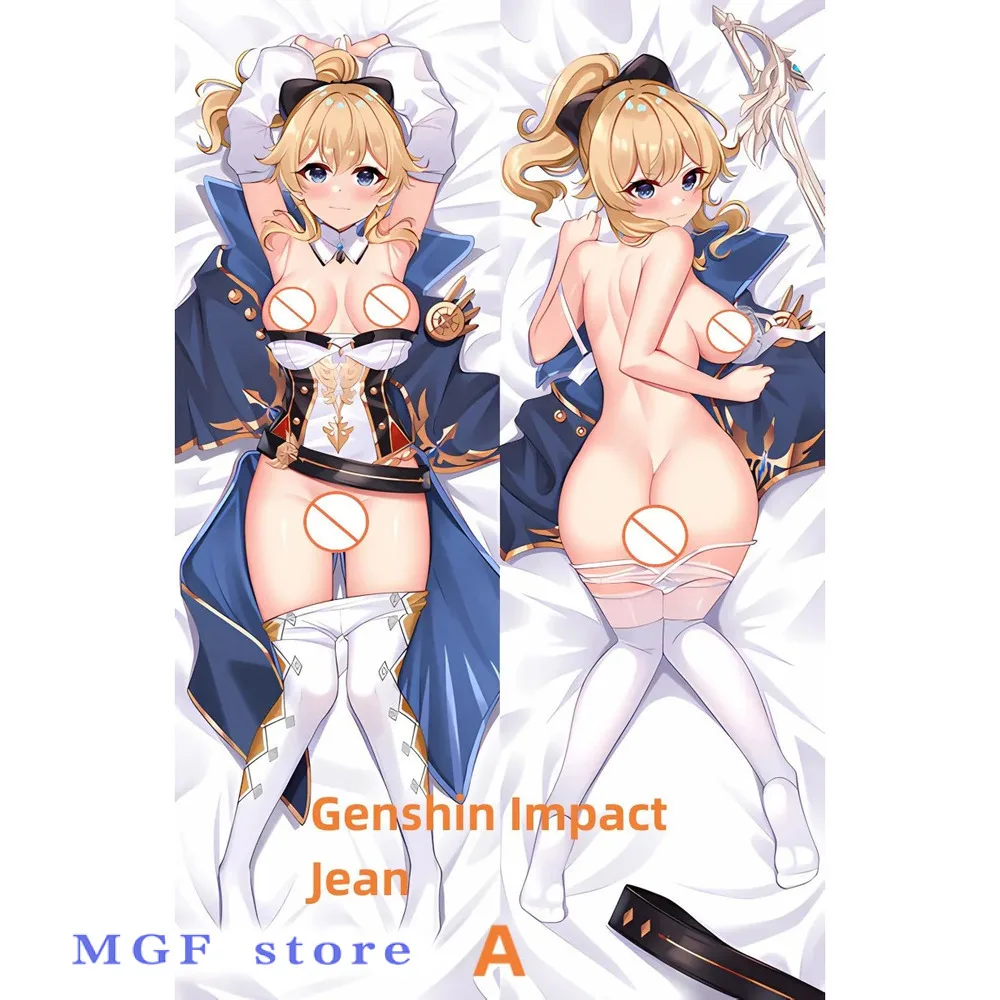 

Dakimakura Anime Genshin Impact Jean Double-Sided Print Of Life-Size Body Pillowcase Gifts Can Be Customized