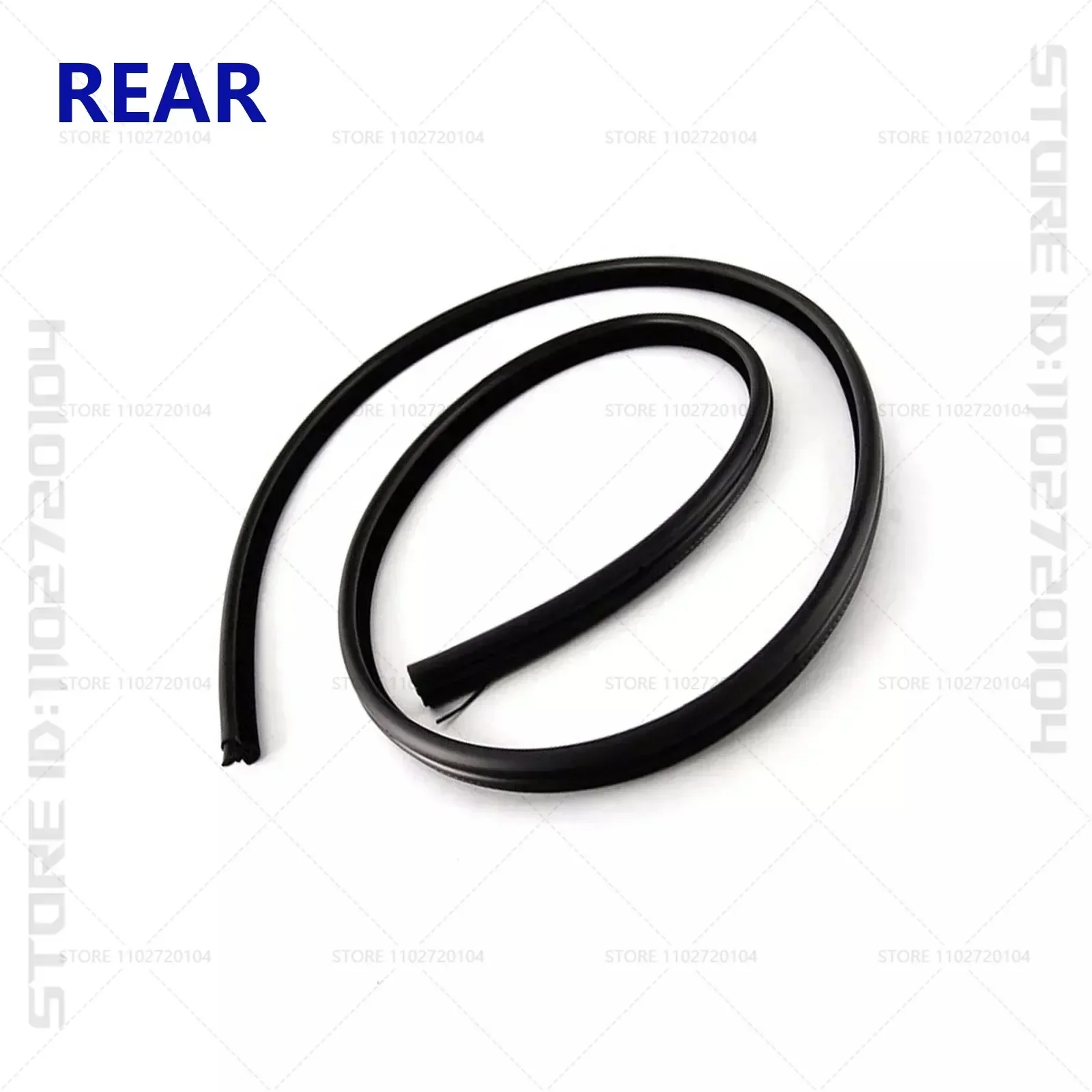 for 2004-2010 E60 E61 BMW 525i 528i 530i 535i 545i 550i M5 Door Rubber Weatherstrip Seal Edge Protector 51727122433 51727122434