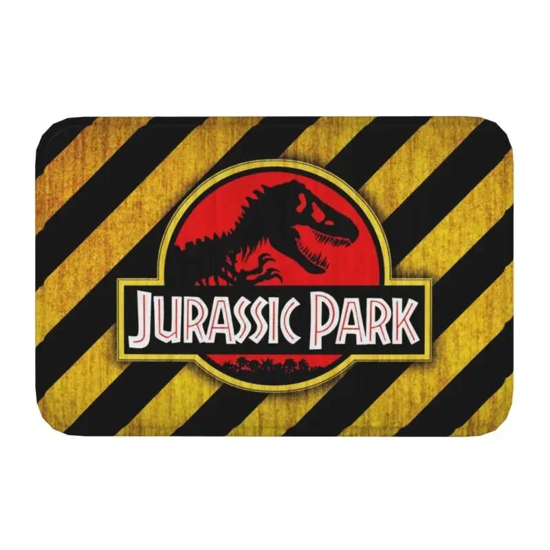 

KK01Jurassic Park Front Floor Door Entrance Mat Indoor Dinosaur World Bathroom Kitchen Doormat Garage Carpet Rug Toilet Footpad@
