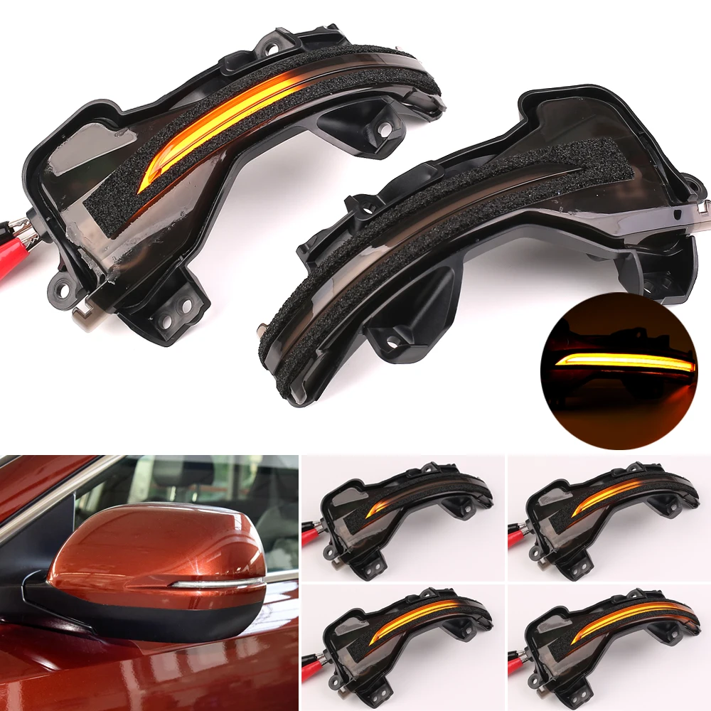 Dynamic Blinker Sequential Indicator LED Turn Signal Light For Honda Odyssey City CR-V Fit Jazz Elysion Accord Spirior Hybrid