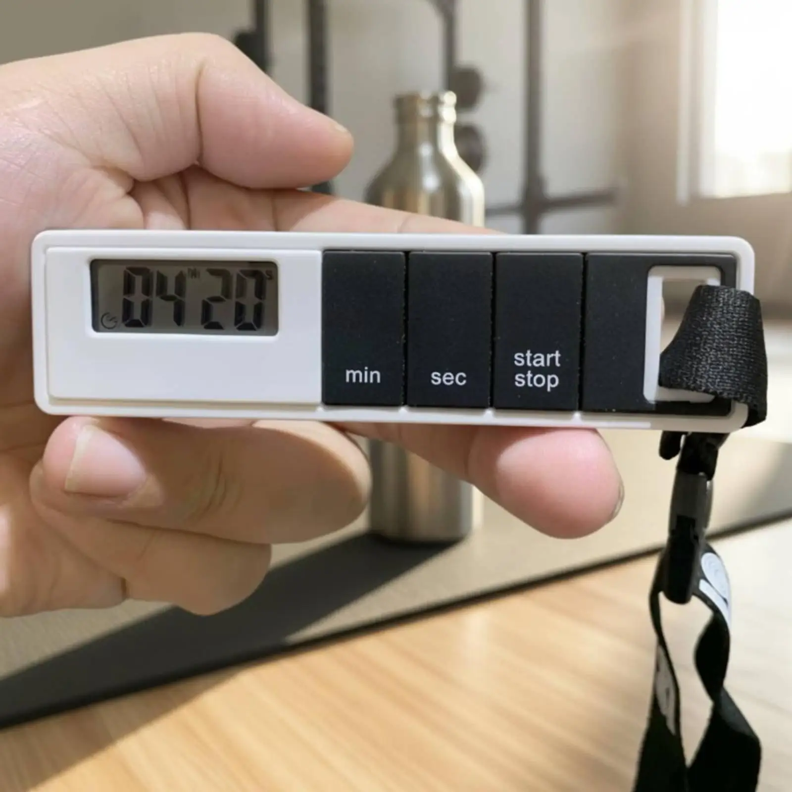 Lightweight Neck Timer Easy-release Sports Stopwatch Portable Hanging Clock for Salon Student Use