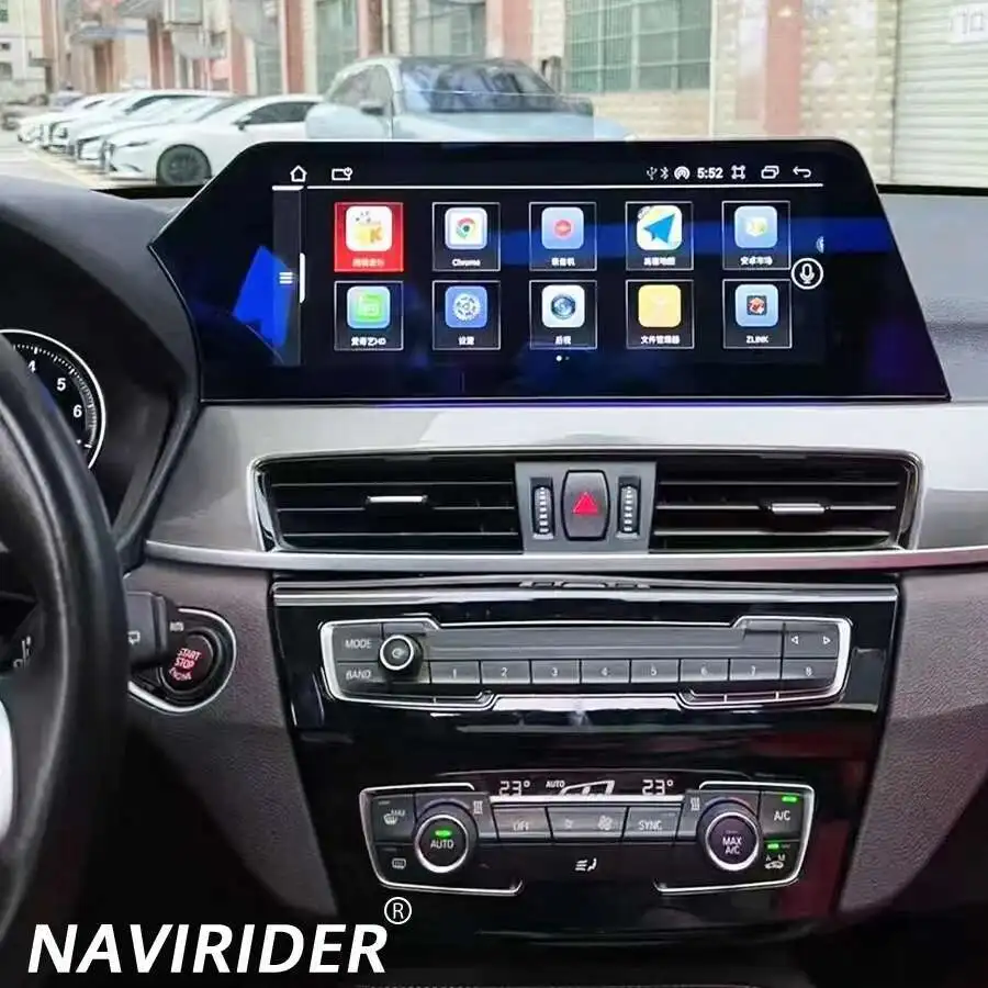 12.3" Android 13 Blade Screen For BMW X1 F48 2016 - 2019 GPS Navigation Host Stereo Car Radio Tape Recorder Multi-media Carplay