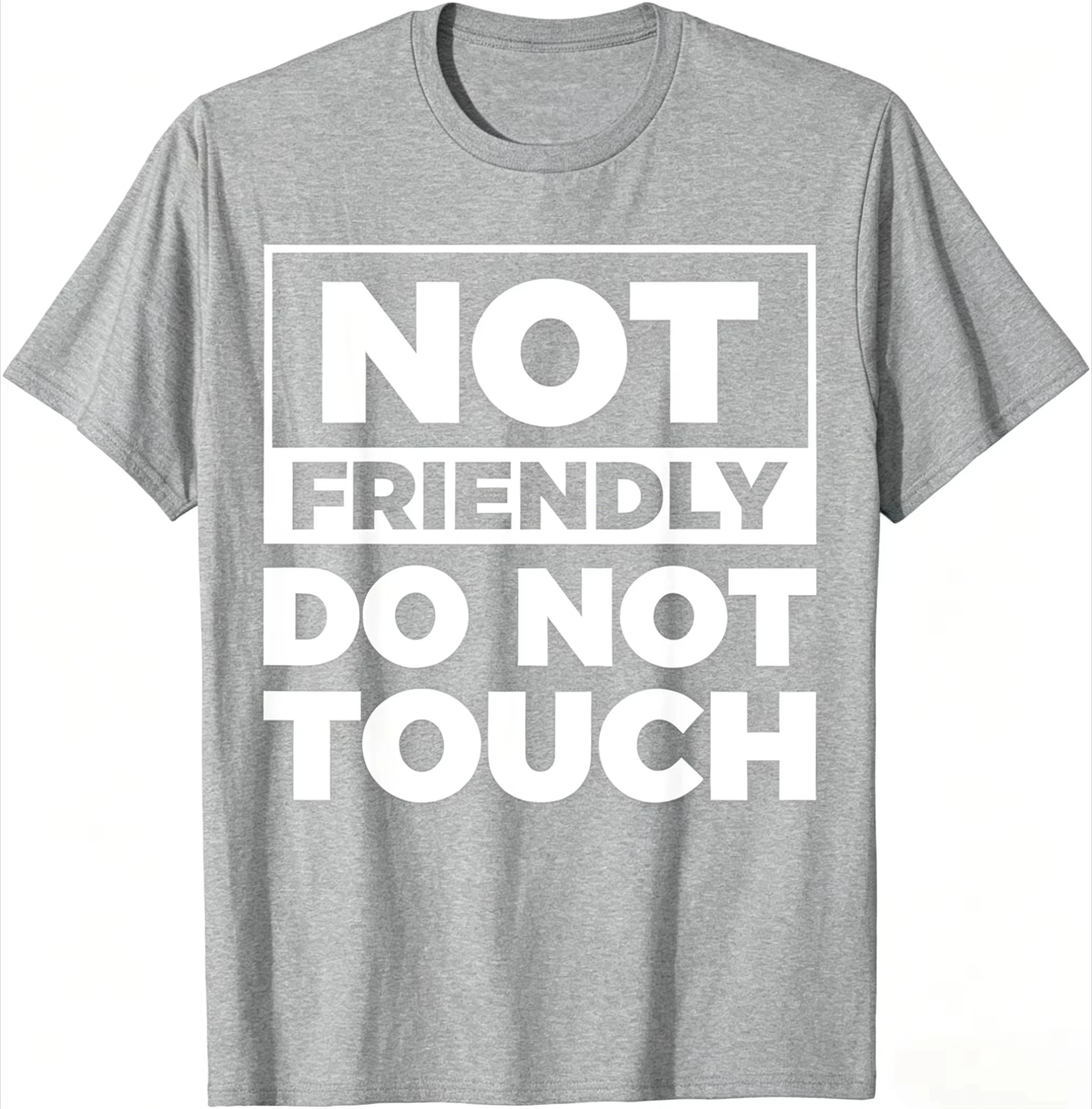 Introvert Anti Social Warning Slogan Print T Shirt Casual Cool Streetwear Oversized Short Sleeve Top