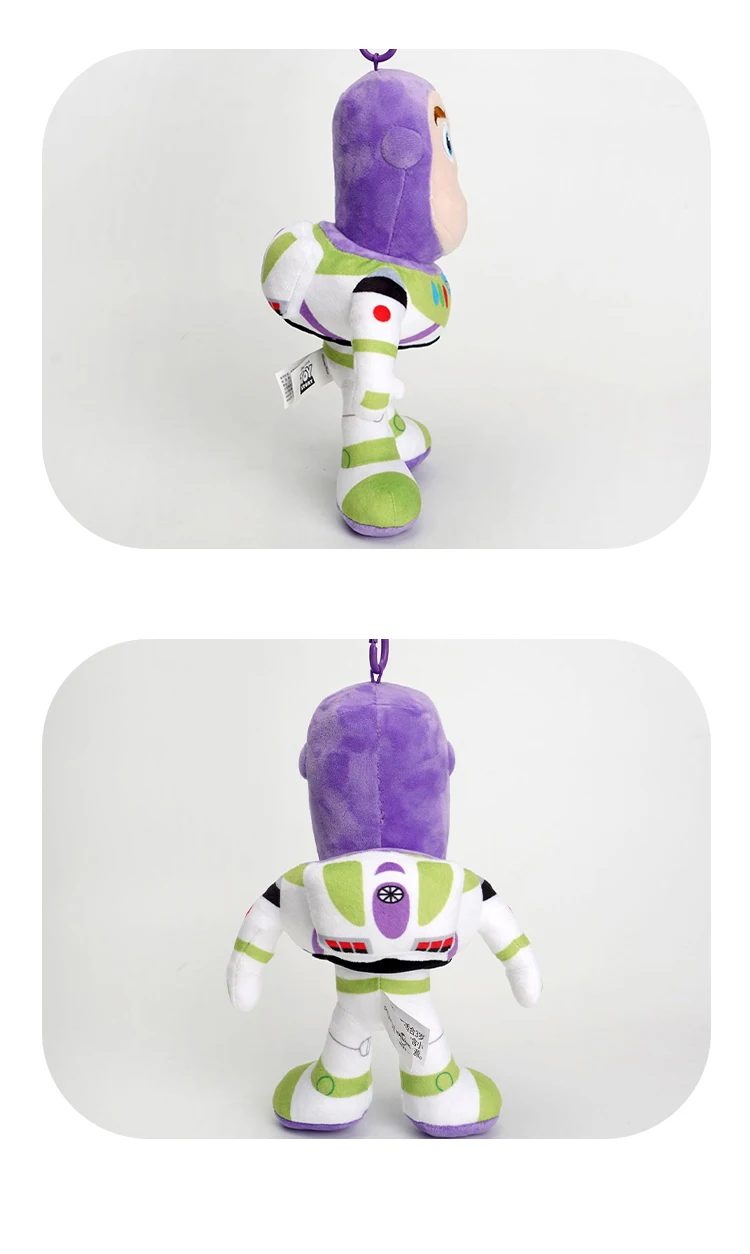 Shanghai Disney Toy Story Buzz Lightyear Doll Keychain Pendant Doll Bag Plush Pendant Souvenir Gift