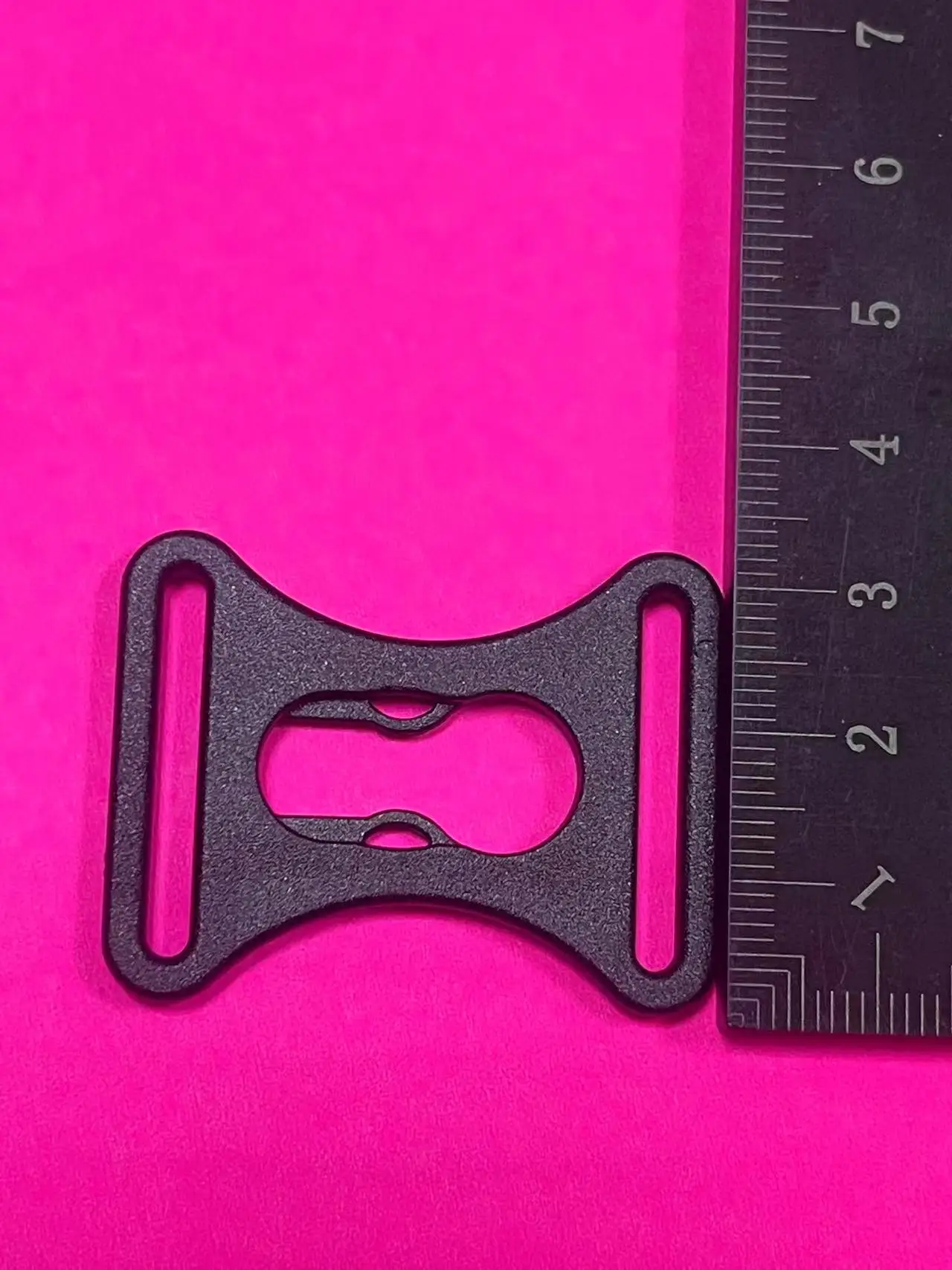 

25MM Plastic Tri Glide with Sternum Loop Slide Buckle Webbing Adjuster